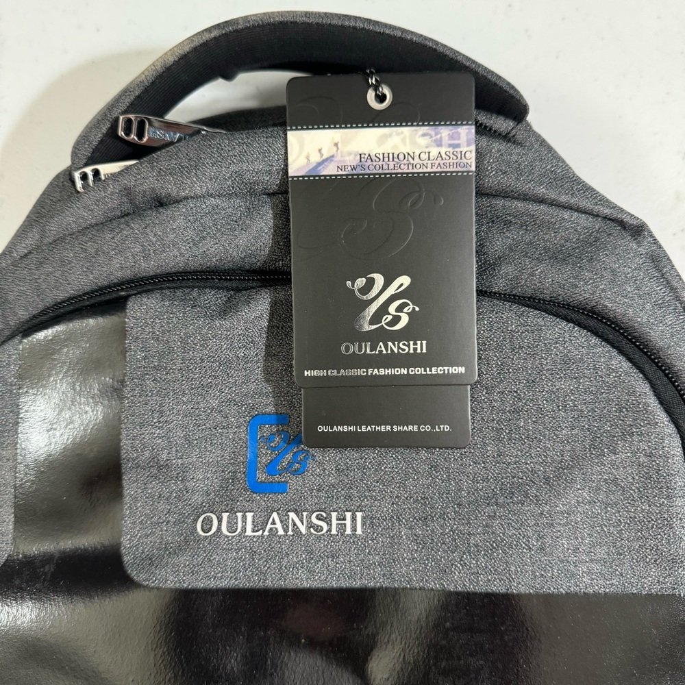 Oulanshi School Business Laptop Backpack with USB Charging Port Unisex NWT - Picture 16 of 17